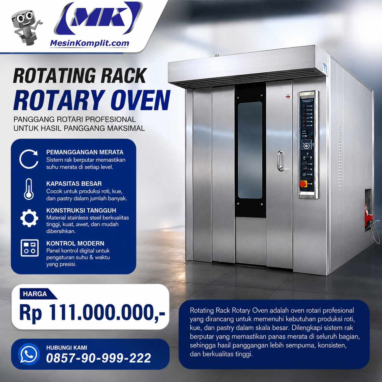 Bakery Rotary Oven (RST-0...